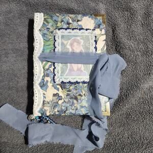 "Hippie Girl" Junk Journal, Hard Cover, 9in x 6.5in x 2in, 154pages